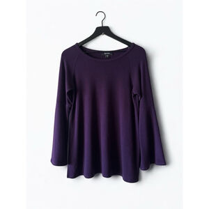 Karen Kane Plum Long Sleeve Top Women's Size M